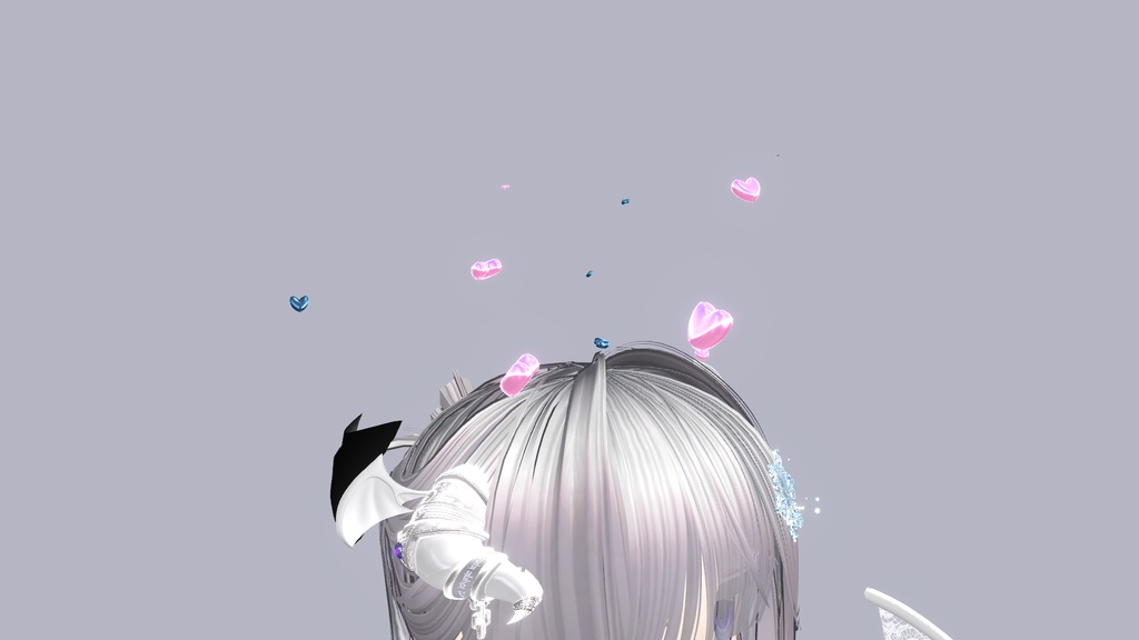 【VRchat想定】【MA対応】Heartのパーティクル