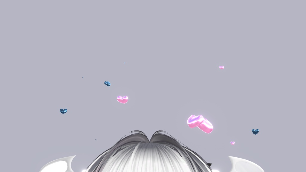 【VRchat想定】【MA対応】Heartのパーティクル
