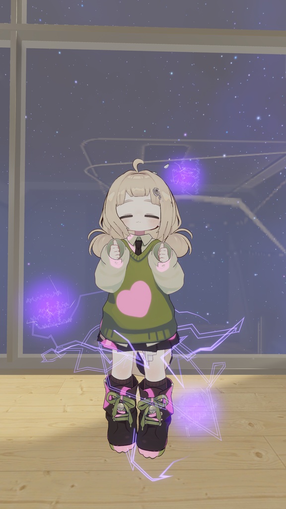 【VRChat想定】【MA対応】Lightning_Ball ライトニングボール
