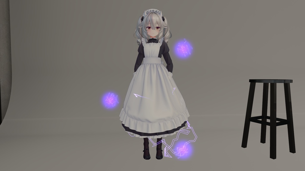 【VRChat想定】【MA対応】Lightning_Ball ライトニングボール