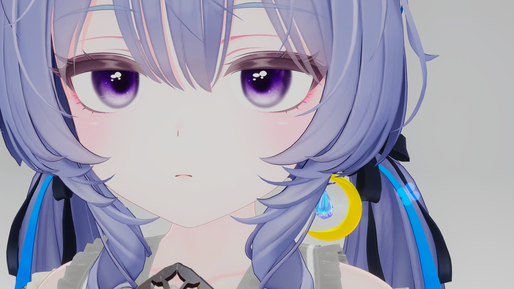 【VRChat想定】MoonTearピアス【MA対応】