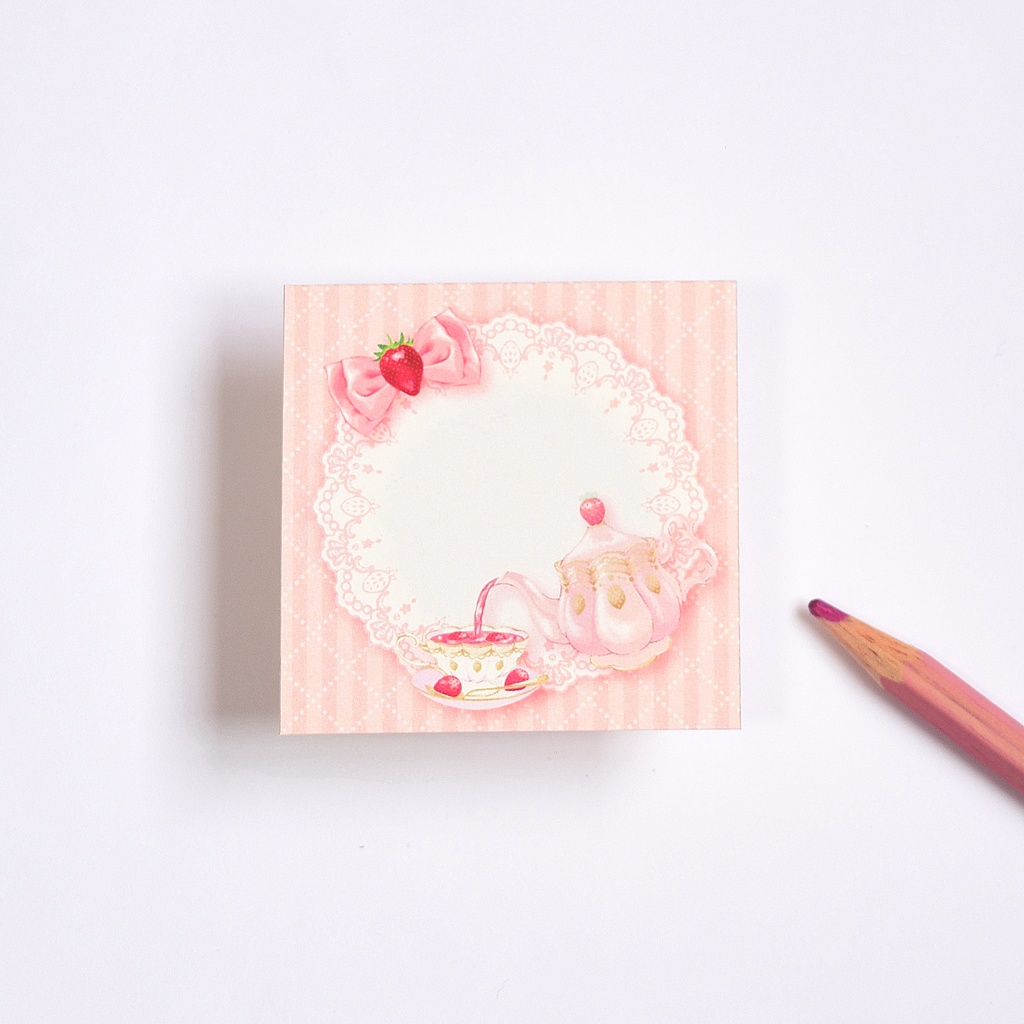 ★受注生産★【Strawberry & Grape Tea Time】シール