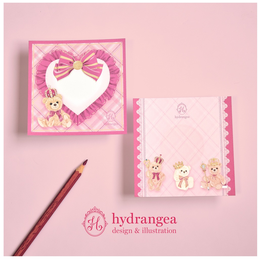 ★受注生産★【Royal Crown Teddy】メモ紙セット