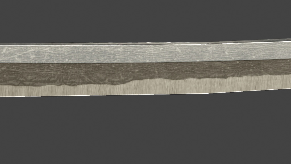 【太刀】童子切安綱 (PBR/4K)