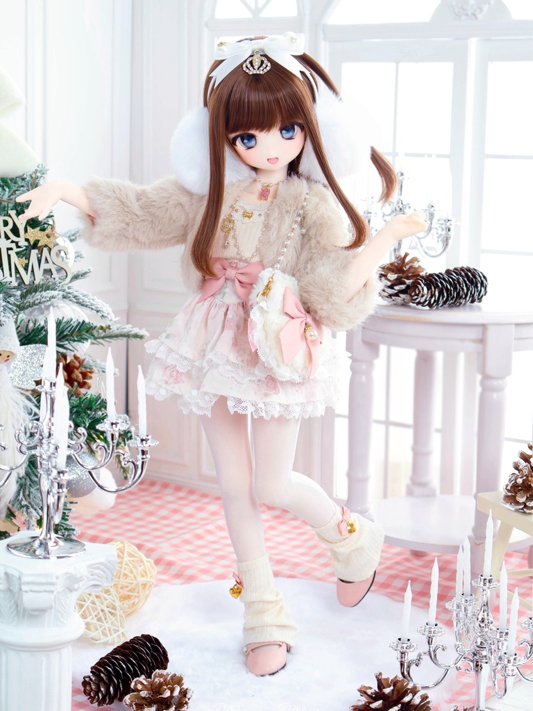 【現品】冬のラブソング|ハイウエストミニスカート for 1/4、1/3ドール MDD/SDM/SDGr 3色