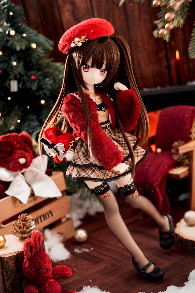 【現品】冬のラブソング|ハイウエストミニスカート for 1/4、1/3ドール MDD/SDM/SDGr 3色