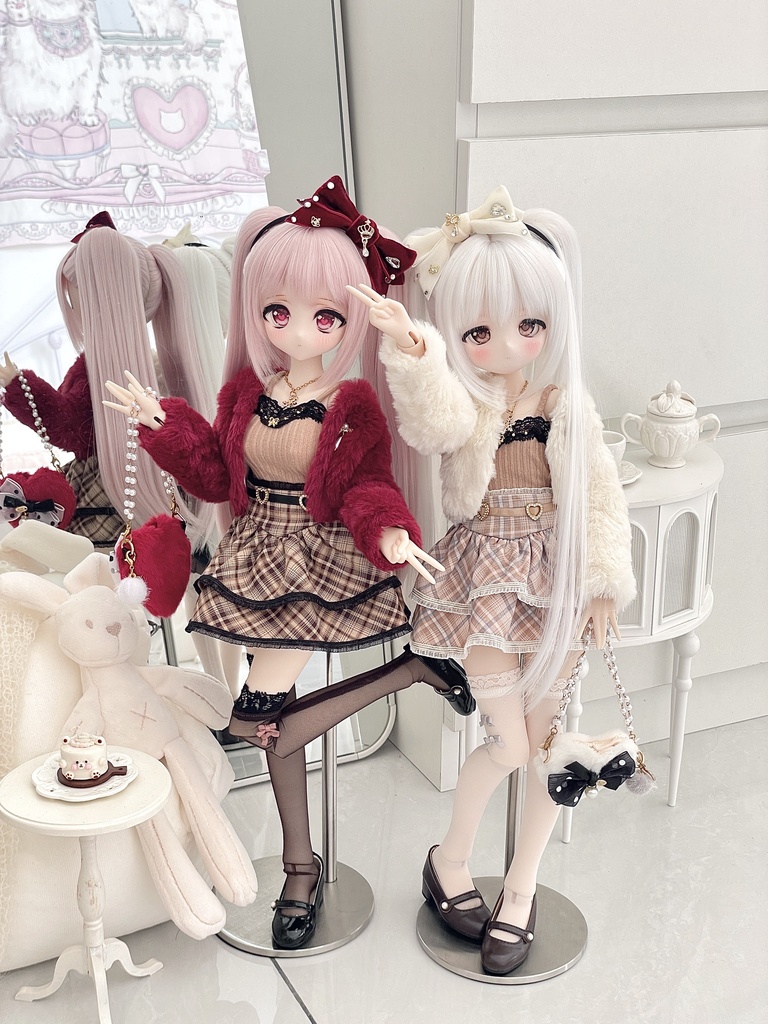 【現品】冬のラブソング|ハイウエストミニスカート for 1/4、1/3ドール MDD/SDM/SDGr 3色