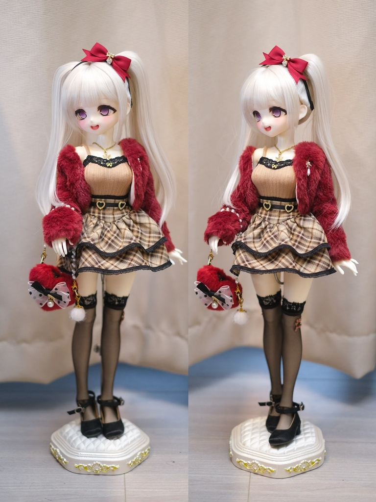 【現品】冬のラブソング|ハイウエストミニスカート for 1/4、1/3ドール MDD/SDM/SDGr 3色