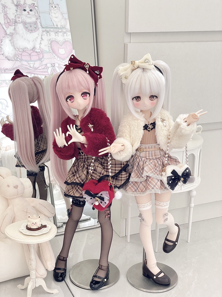 【現品】冬のラブソング|ハイウエストミニスカート for 1/4、1/3ドール MDD/SDM/SDGr 3色