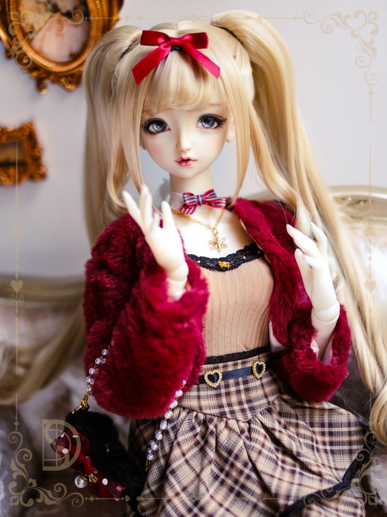 【現品】冬のラブソング|ハイウエストミニスカート for 1/4、1/3ドール MDD/SDM/SDGr 3色