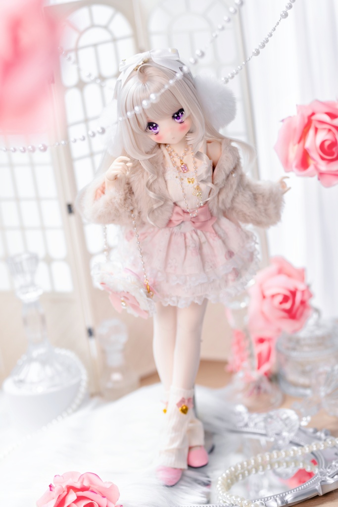 【現品】冬のラブソング|ハイウエストミニスカート for 1/4、1/3ドール MDD/SDM/SDGr 3色