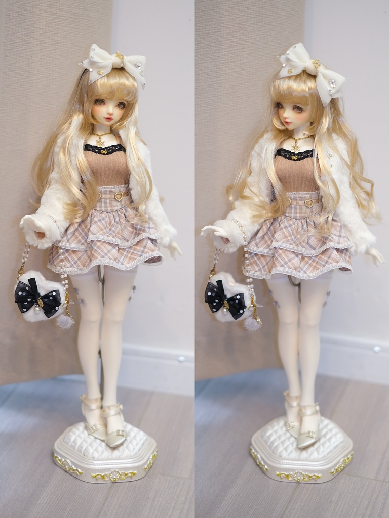 【現品】冬のラブソング|ハイウエストミニスカート for 1/4、1/3ドール MDD/SDM/SDGr 3色