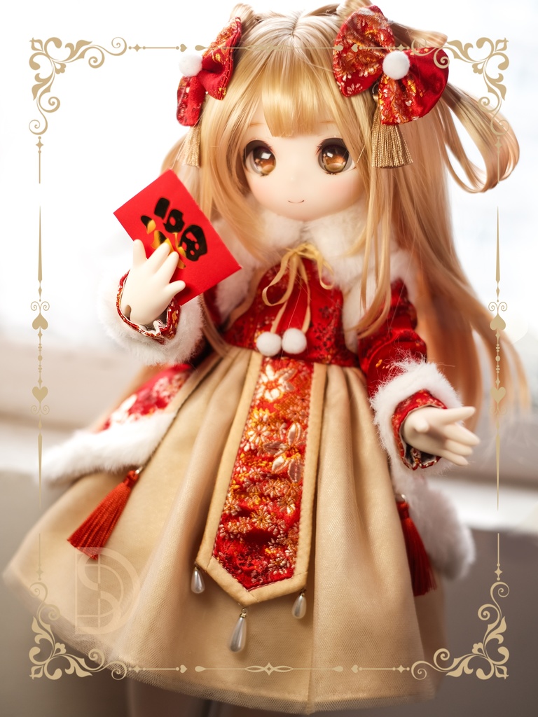 【3割引】「綺羅香」中華風洋服(1/4ドール)