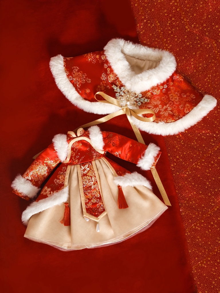 【3割引】「綺羅香」中華風洋服(1/4ドール)