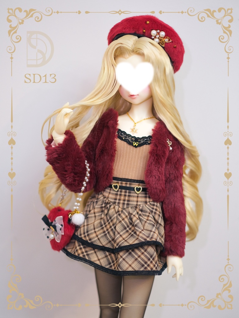 【再販受付中】「冬のラブソング」WHITE for 1/4、1/3ドール MDD/SDM/SDGr 2色