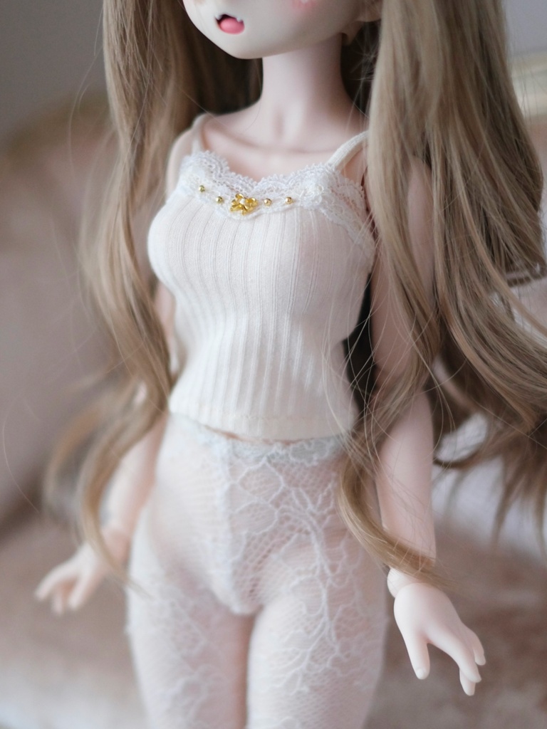 【現品】冬のラブソング|キャミソールインナー for 1/4、1/3ドール MDD/SDM/SDGr 2色