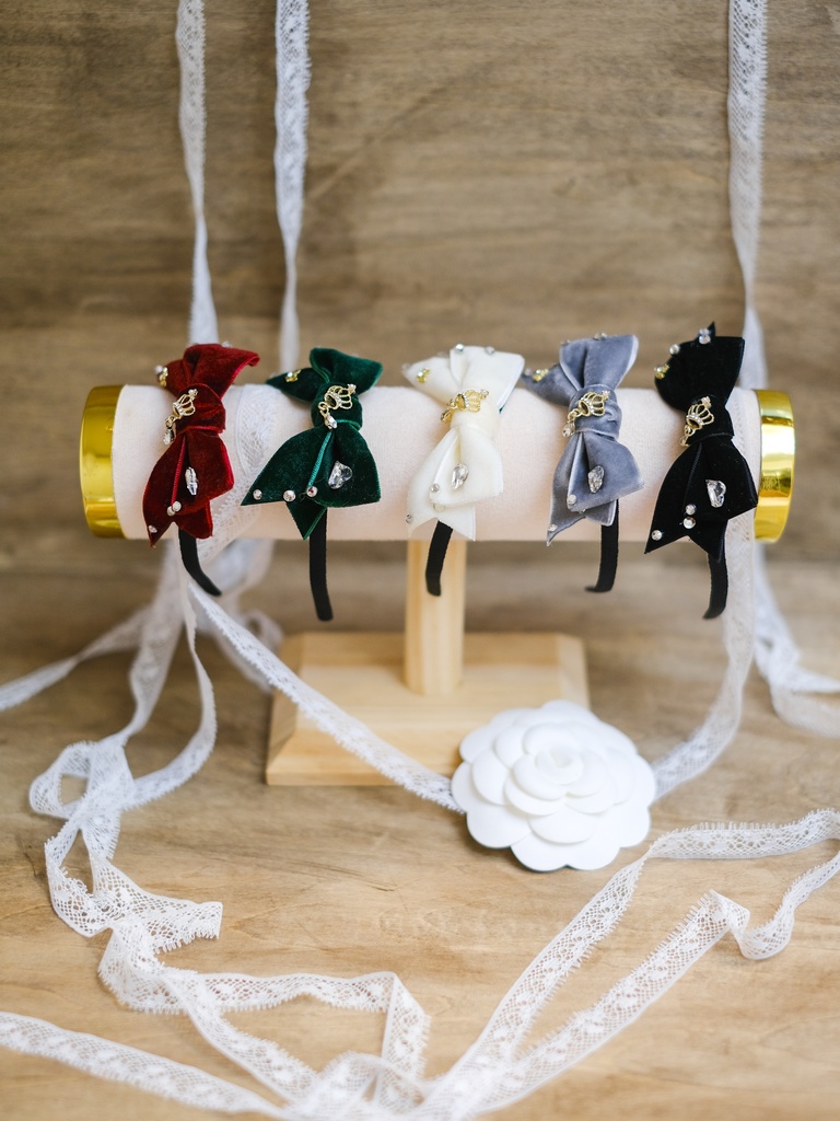 「Royal Velvet」ヘアバンドfor 1/4、1/3 ドール(5色)