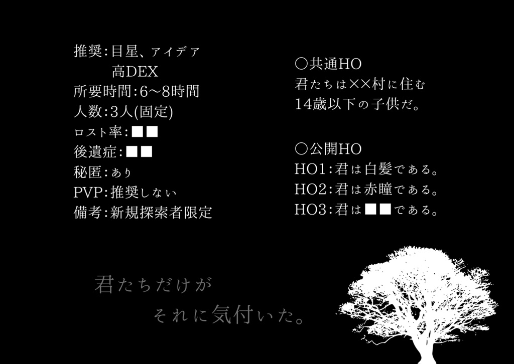 【CoCシナリオ】12人目