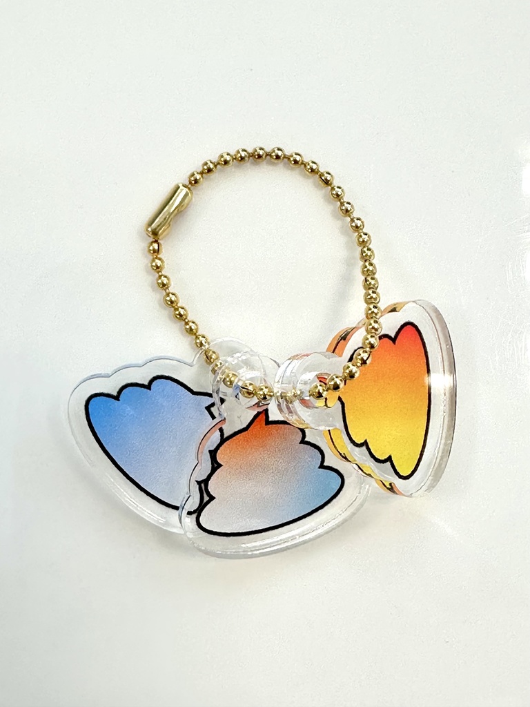 【オリジナルグッズ】黄昏のうんこキーホルダー