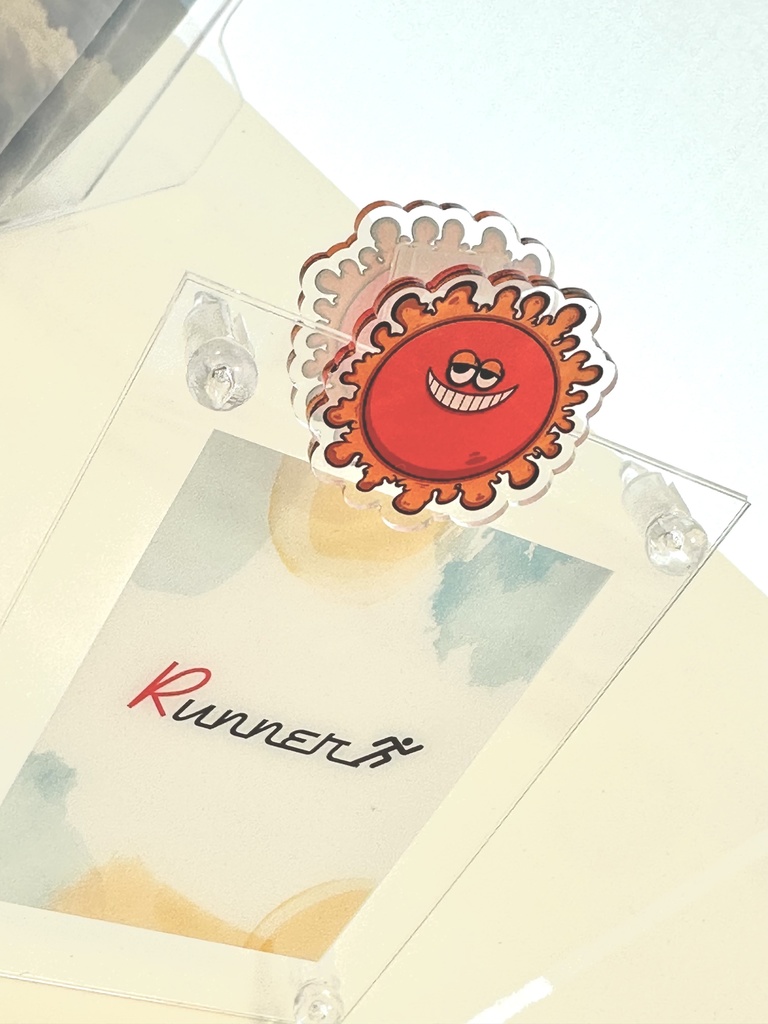 【オリジナルグッズ】太陽君のアクリルクリップ