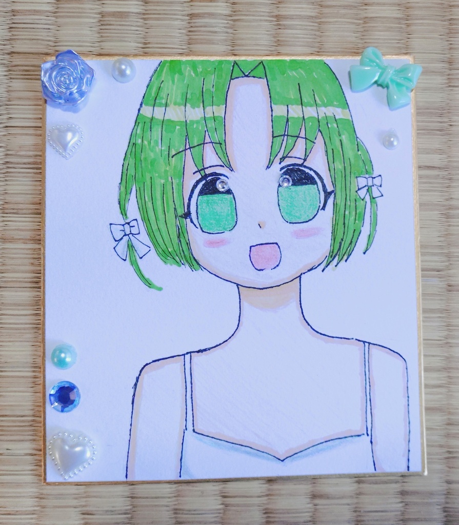 【イラスト色紙】 でじこ