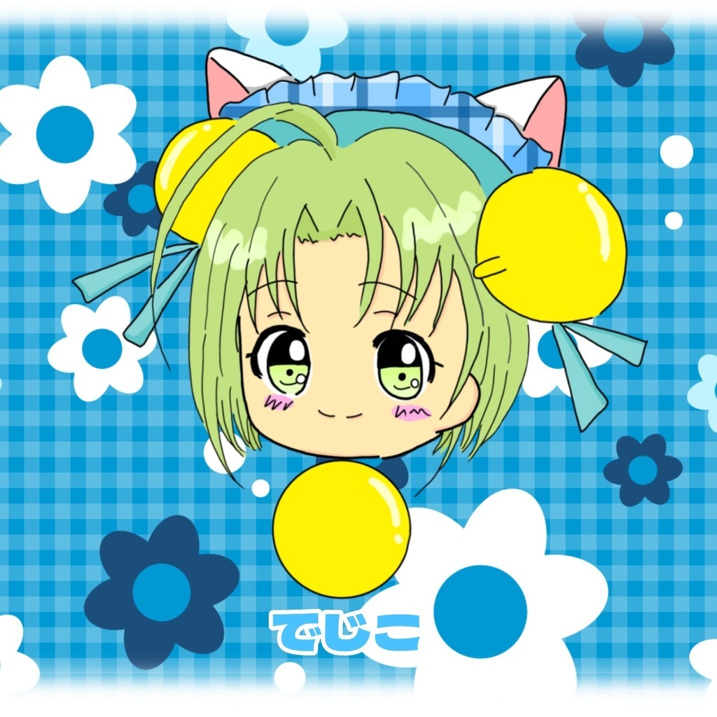 でじこ缶バッジ