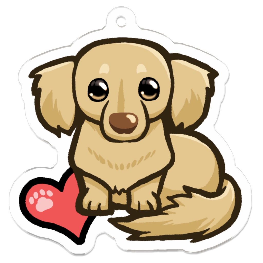 ダックスキーホルダー4カラー