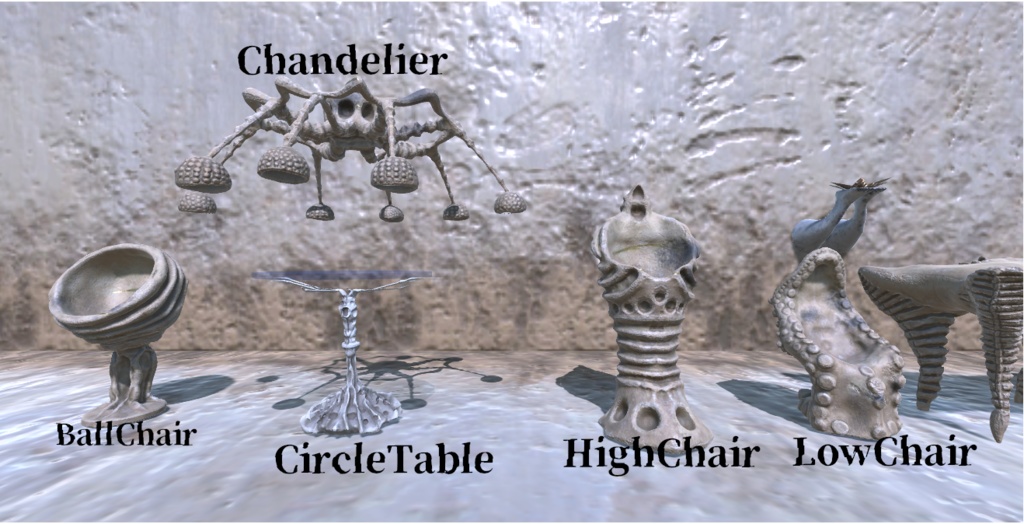 3D家具モデル「VariantProp」