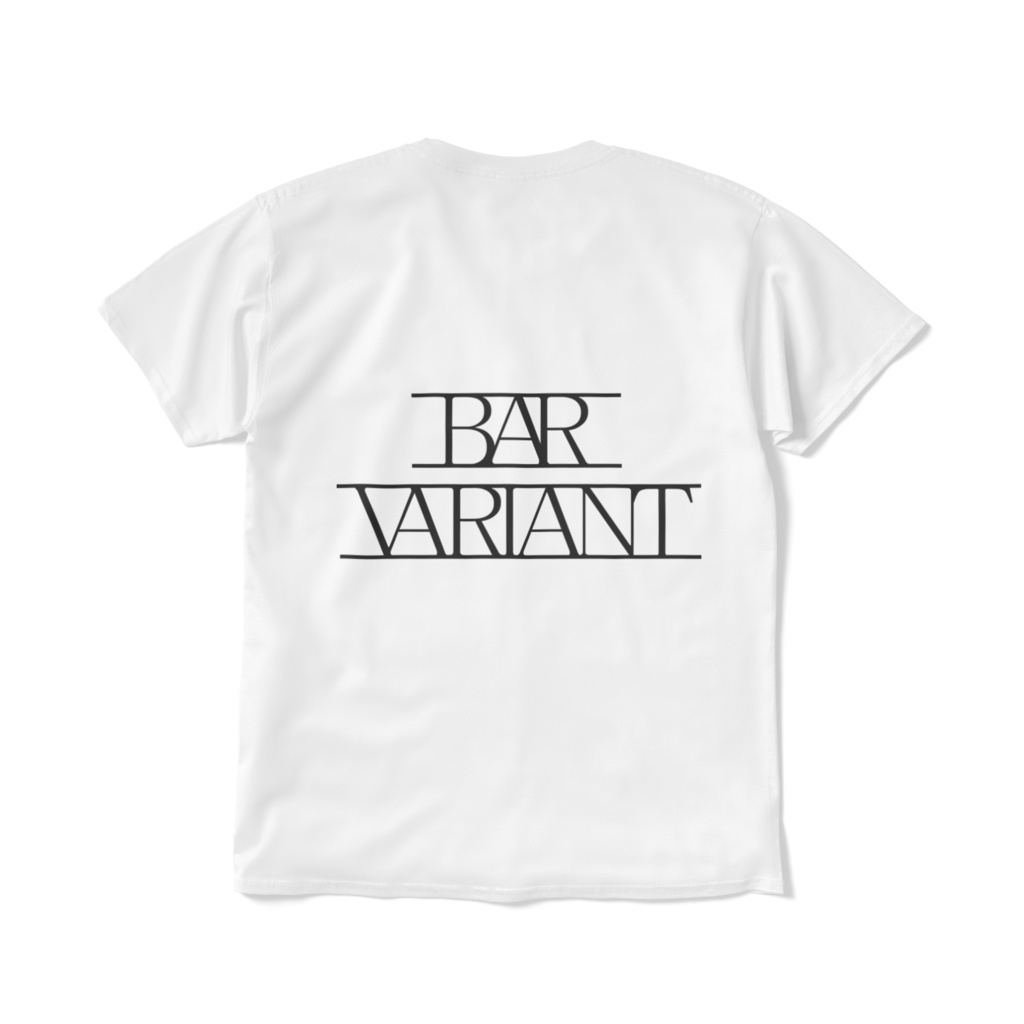 BarVariantロゴ入りTシャツ