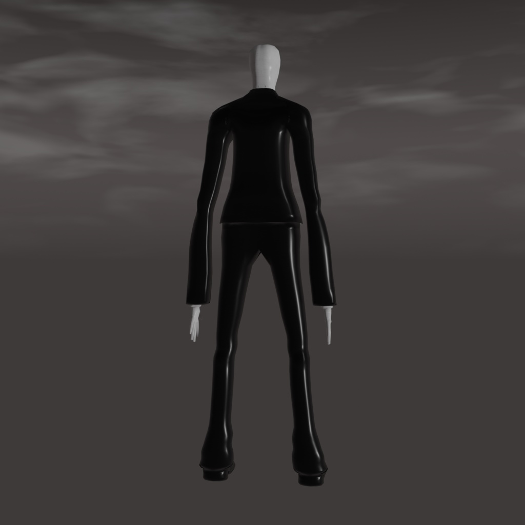 Slenderman (3d Model blender) スレンダーマン(3Dモデルブレンダー)