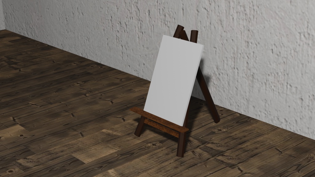 【3Dモデル】イーゼル(easel)