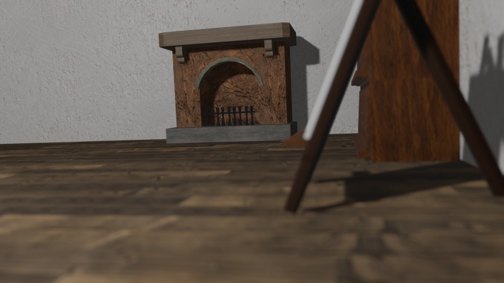 【3Dモデル】暖炉(mantelpiece)