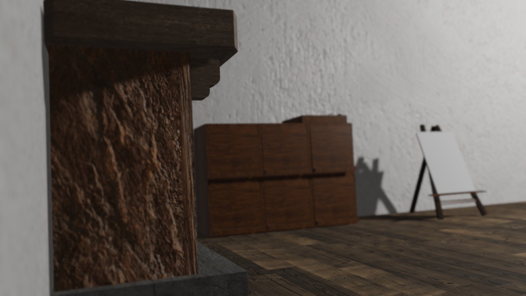 【3Dモデル】暖炉(mantelpiece)