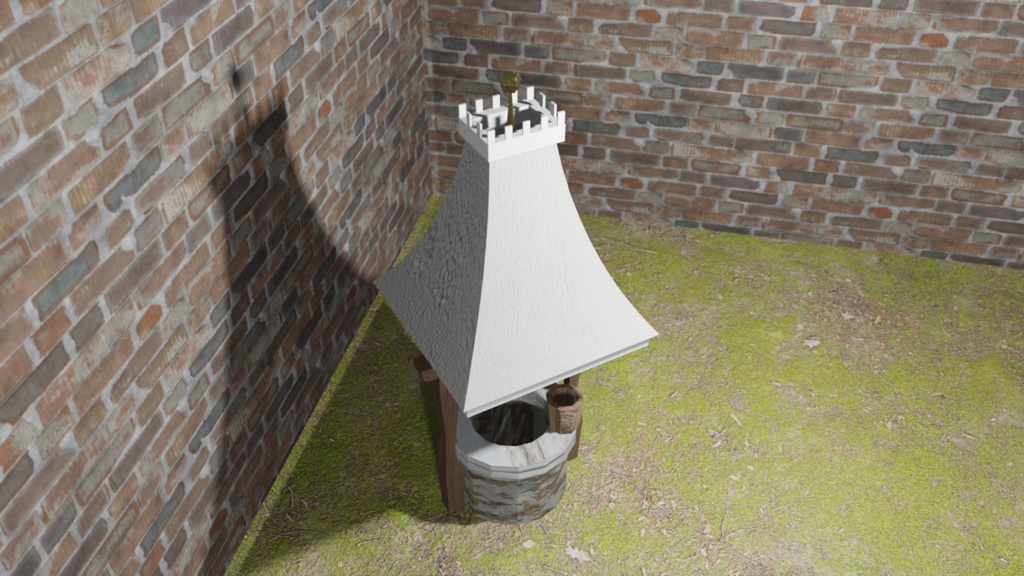 【3Dモデル】 井戸(well)