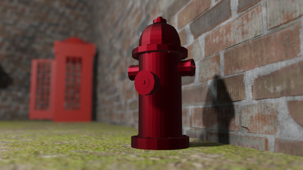 【3Dモデル】消火栓(hydrant)