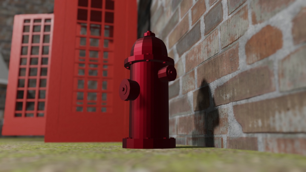 【3Dモデル】消火栓(hydrant)