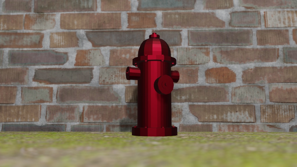 【3Dモデル】消火栓(hydrant)