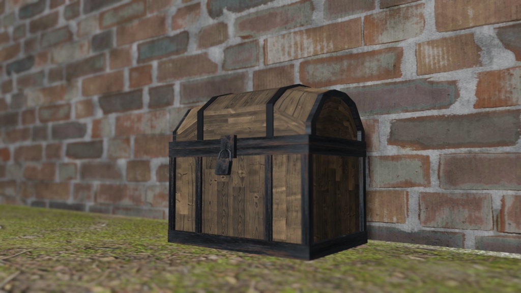 【3Dモデル】宝箱(treasure box)