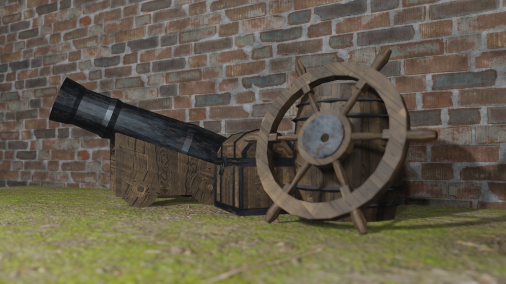 【3Dモデル】大砲(cannon)