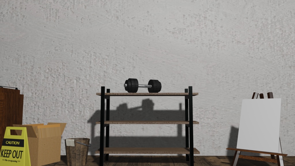 【3Dモデル】ダンベル(dumbbell)