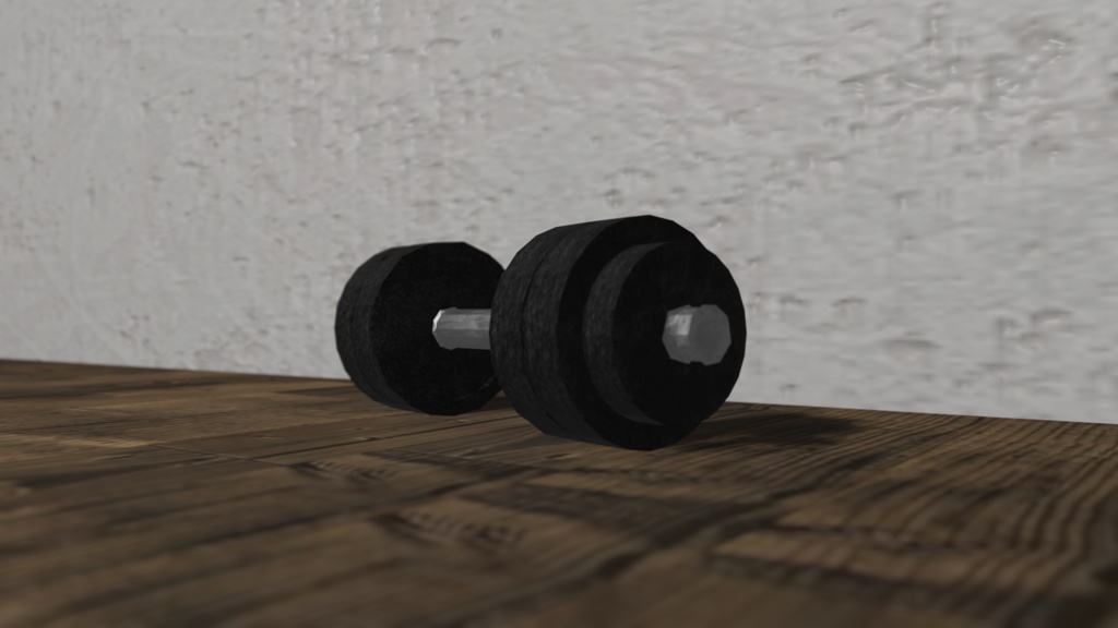 【3Dモデル】ダンベル（dumbbell）