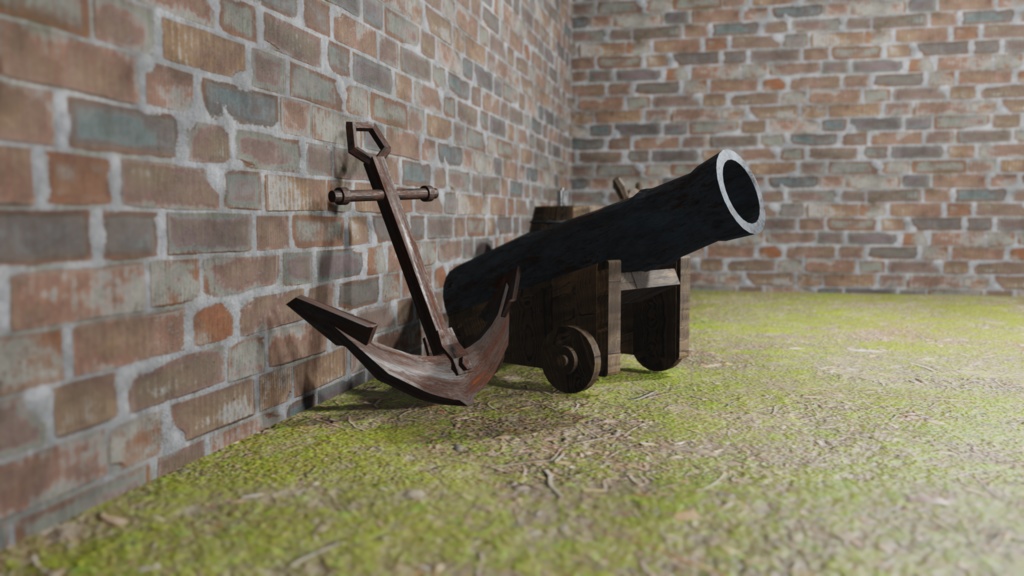 【3Dモデル】錨(anchor)