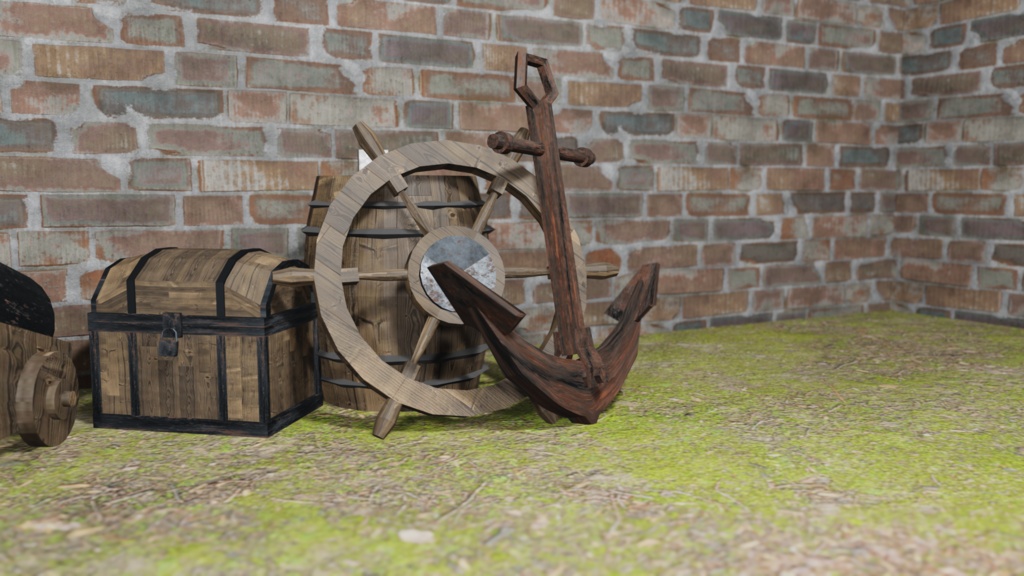 【3Dモデル】錨(anchor)