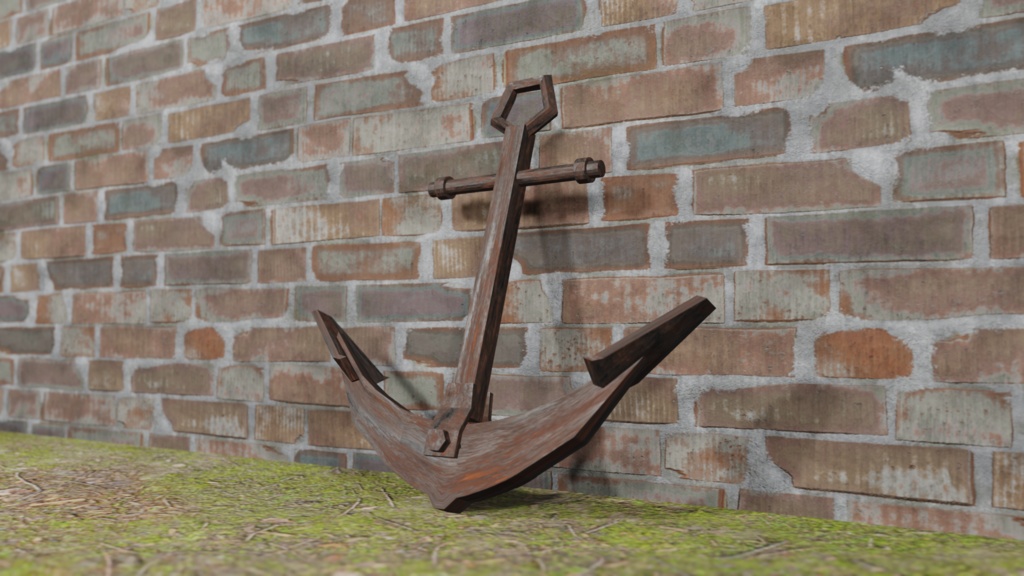 【3Dモデル】錨(anchor)