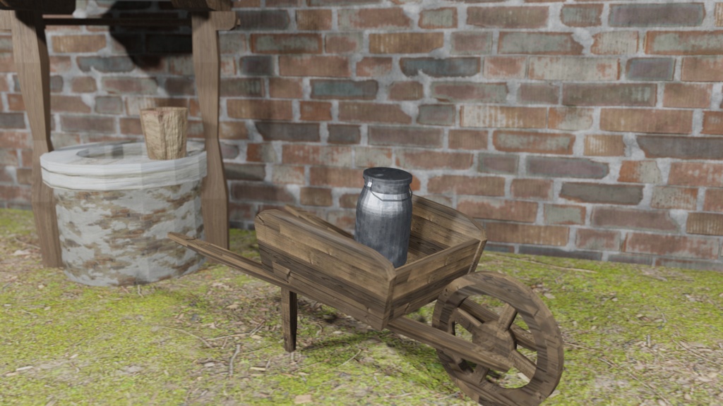 【3Dモデル】牧場ミルクタンク(milk tank)