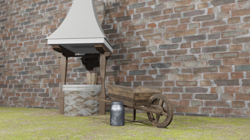 【3Dモデル】牧場ミルクタンク(milk tank)