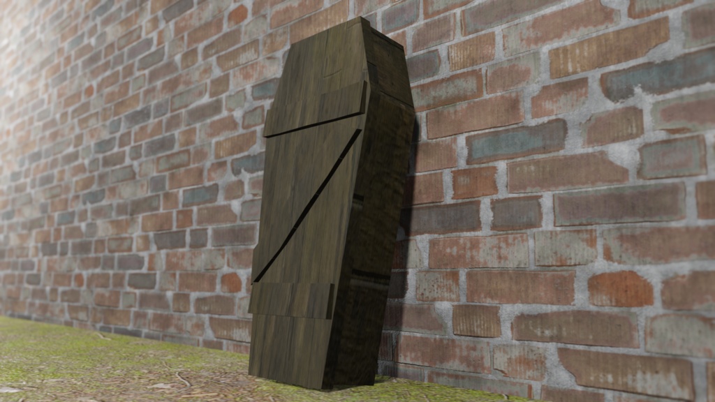 【3Dモデル】棺桶(coffin)