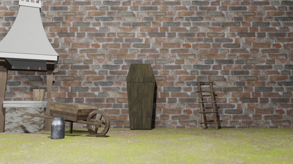 【3Dモデル】棺桶(coffin)