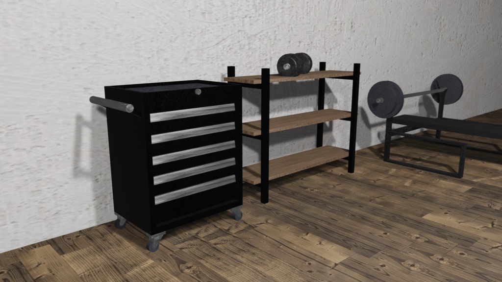 【3Dモデル】ツールキャビネット(tool cabinet)