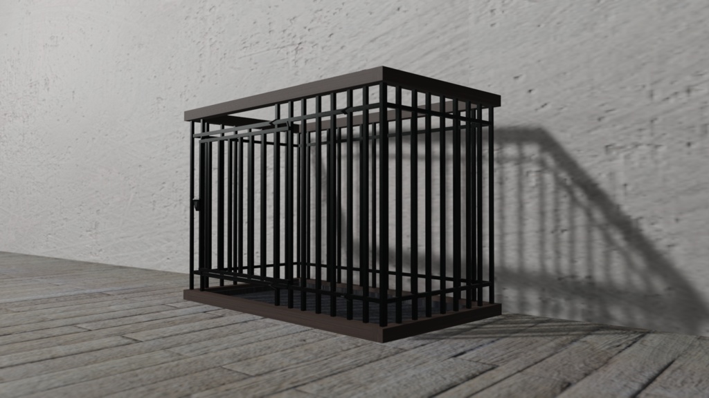 【3Dモデル】犬用ケージ（dog cage）